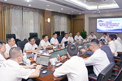 深入对标学习  助力企业转型——腾博汇游戏官方网站运业集团董事长李元鹏带队前往苏汽集团考察交流